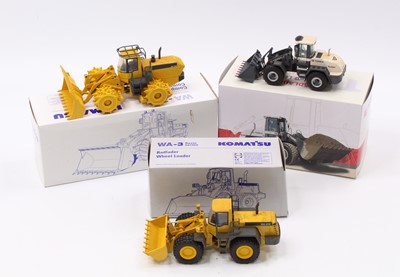 Lot 1707 - A Conrad and NZG Komatsu and Terex related...