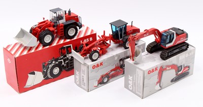 Lot 1677 - O&K 1/50 scale construction vehicle diecast...