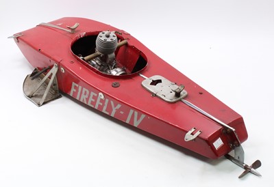 Lot 58 - An early 20th century Tethered Hydroplane Boat,...