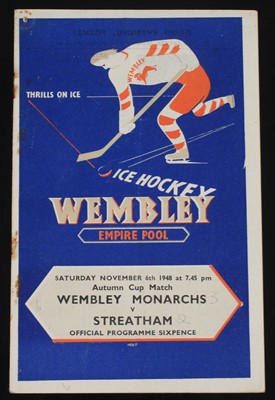 Lot 383 - Ice Hockey, a collection of Official...