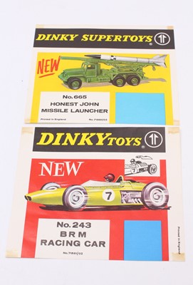 Lot 1454 - A Dinky Toys original shop display advertising...