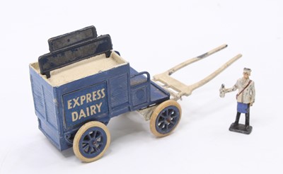 Lot 2046 - A Charbens lead hollow cast Express Dairy milk...