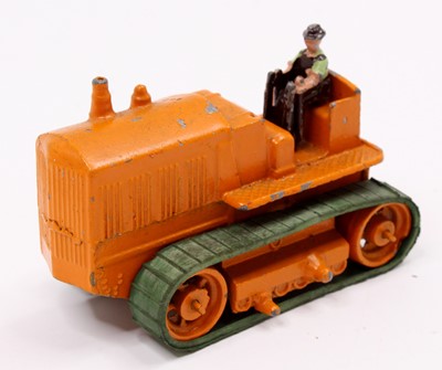 Lot 1503 - Matchbox Moko, Heavy Tractor, orange body with...