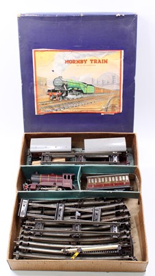 Lot 238A - Hornby 0 Gauge LMS Train Set, comprising LMS...