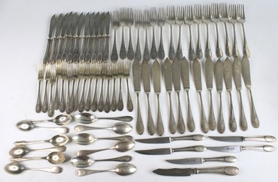 Lot 2170 - A suite of late 19th century German 800 silver...