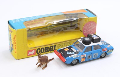 Lot 1235 - Corgi Toys No. 302 Hillman Hunter Rally Car,...