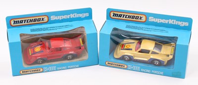 Lot 1530 - Matchbox Superkings Racing Porsche Group, 2...