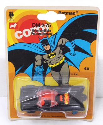 Lot 1188 - Corgi Juniors No.69 Batmobile and toe hook,...