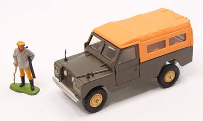 Lot 1969 - Britains, No.9676, LWB Land Rover, drab green...