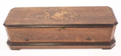 Lot 222 - A 19th century Swiss music box by Nicole...