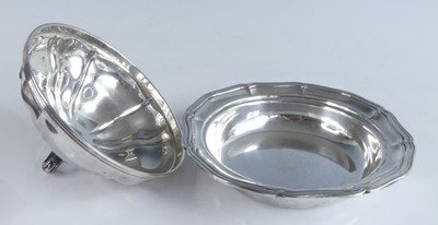Lot 2139 - A late Victorian silver muffin dish and cover,...