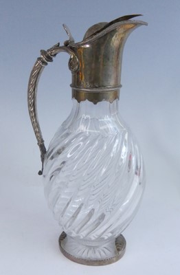 Lot 2120 - A Victorian silver mounted and cut glass...