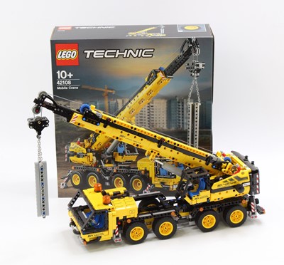 Lot 113 - Lego Technic No. 42108 Mobile Crane, a built...