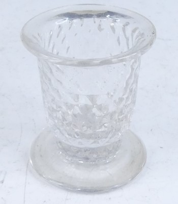 Lot 2100 - A glass monteith, circa 1750, the honeycomb...