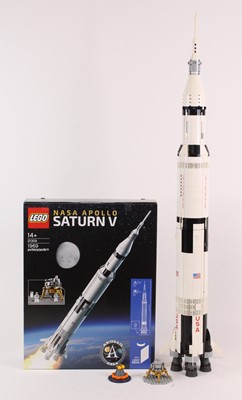Lot 129 - Lego No. 21309 NASA Apollo Saturn V Rocket, a...