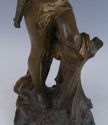 Lot 2088 - An Austrian pottery model of Cupid, early 20th...