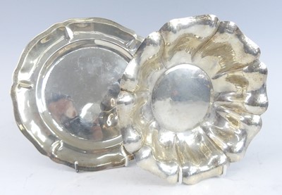 Lot 1148 - A mid-20th century Mexican silver lobed...