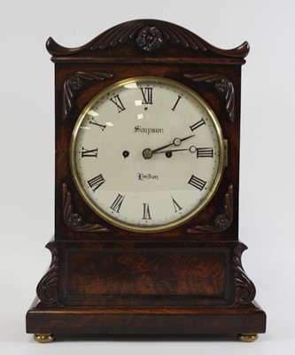 Lot 2463 - Simpson of London – a circa 1830 mahogany...