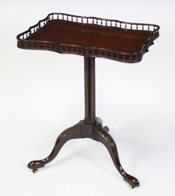 Lot 2546 - A late 19th century mahogany pedestal tilt-top...