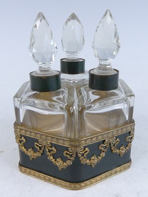 Lot 1132 - An early 20th century French trio of scent...