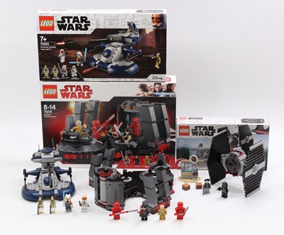 Lot 146 - Lego Star Wars boxed group of 3 comprising No....