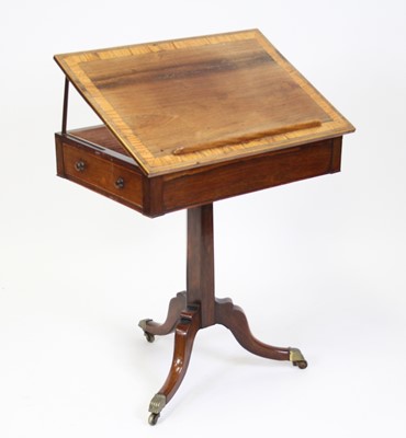 Lot 1184 - An unusual Regency rosewood and satinwood...