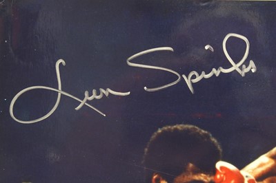 Lot 421 - Leon Spinks (1953-2021) and Muhammad Ali (1942-...