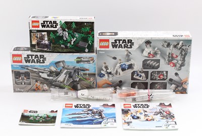 Lot 150 - Lego Star Wars boxed group of 3 comprising No....