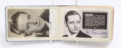 Lot 336 - A 20th century autograph album containing...