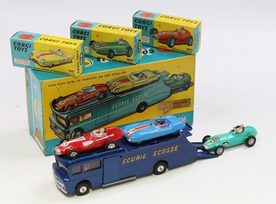 Lot 1272 - Corgi Toys gift set No. 16 Ecurie Ecosse...