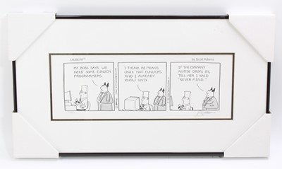 Lot 342 - Scott Adams, 20th century, Dilbert cartoon...