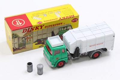 Lot 1166 - Dinky Toys No. 978 refuse wagon, comprising of...