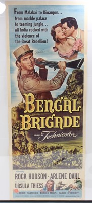 Lot 262 - Bengal Brigade, 1954 U.S. insert film poster,...