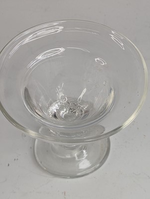 Lot 2101 - A glass sweetmeat, 18th century style, the pan...