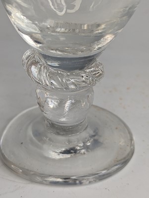 Lot 2101 - A glass sweetmeat, 18th century style, the pan...