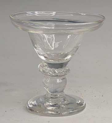 Lot 211 - A glass sweetmeat, 18th century style, the pan...