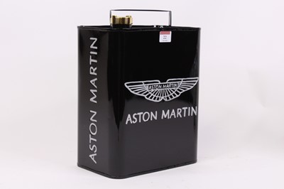 Lot 22 - A reproduction Aston Martin advertising petrol...