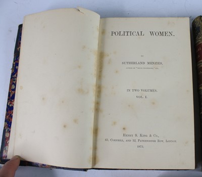Lot 2025 - Menzies, Sutherland: Political Women, vols I &...