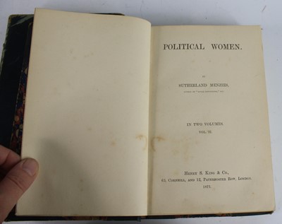 Lot 2025 - Menzies, Sutherland: Political Women, vols I &...