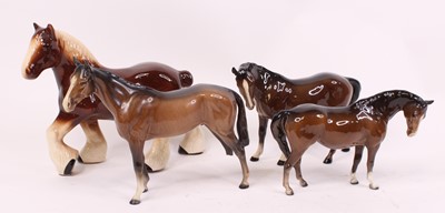 Lot 45 - A Beswick model of a horse, chestnut gloss,...