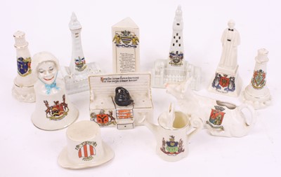 Lot 71 - A collection of crested wares, to include...