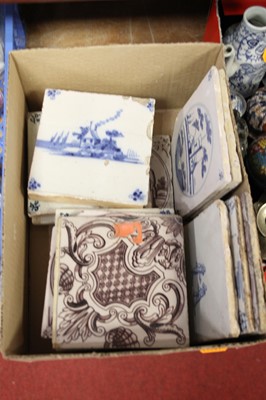 Lot 79 - A collection of 18th century and later Delft...