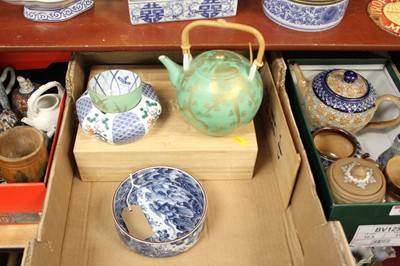 Lot 81 - A collection of mixed Asian ceramics, to...