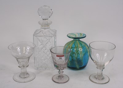 Lot 98 - A collection of glassware, to include Georgian...
