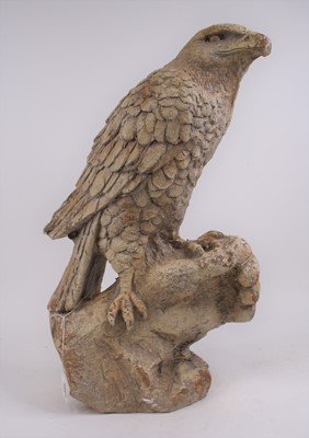 Lot 113 - A composite model of an eagle, shown perched...