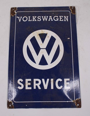 Lot 140 - A Volkswagen VW Service enamel advertising...