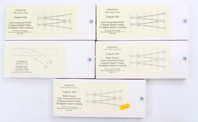 Lot 261 - Atropos Slate Quarry Track kits for 32mm gauge....