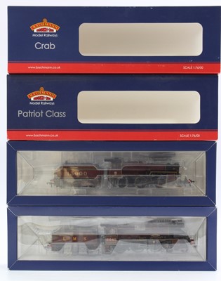 Lot 455 - Two Bachmann Branch-Line LMS crimson lake...