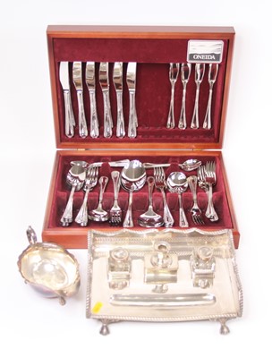 Lot 231 - A part-canteen of silver plated cutlery in the...
