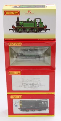 Lot 480 - Three Hornby small locos: R2927 BR Pug 0-4-0...